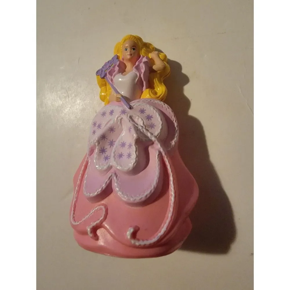 1991 McDonald's Happy Meal Toy Mattel Pink Princess Godmother Barbie Cake Topper